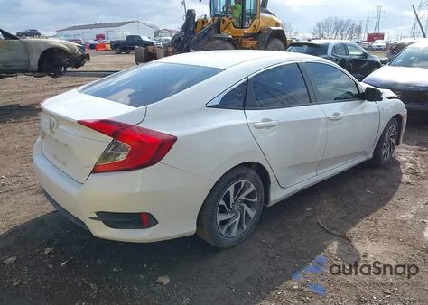 2016 Honda Civic Ex z USA, uszkodzony, nr VIN 19XFC2F72GE086852